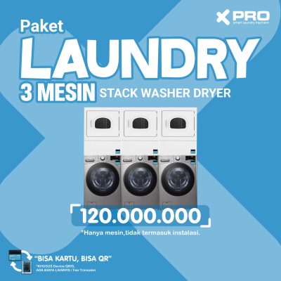 Paket LAUNDRY 3 - LG + Speed Queen