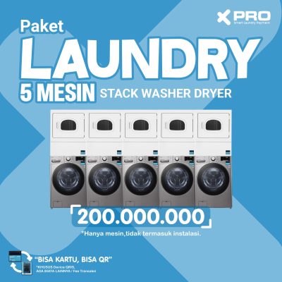 Paket LAUNDRY 5 - LG + Speed Queen